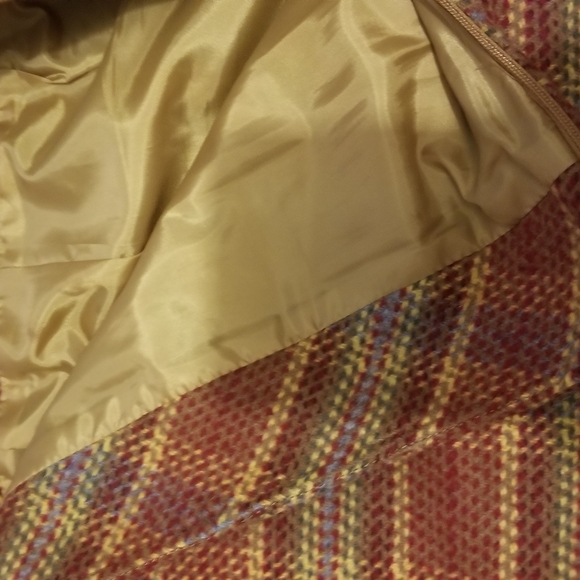 Talbots heavy wool blend satin lined Skirt 2p mint  condition - Picture 8 of 8